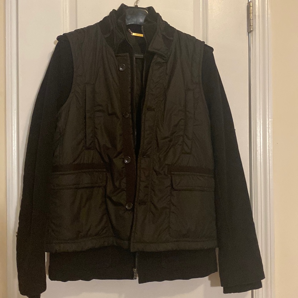 Zara men jacket and vest combo.